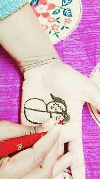 aasan tarika cartoon design mehandi#youtube #short#Hindi song