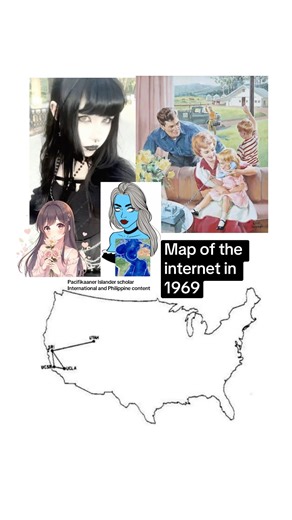 Map of the internet in 1969 #history #geography #map #maps #mapper #mapping #geographythroughmaps