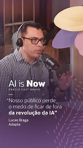 A revolução da IA não pode deixar ninguém para trás. O novo episódio do Oracle Cast Brasil está no ar e traz Lucas Braga, CTO da Adapta, compartilhando como sua equipe capacita um público com mais de 45 anos para entender e usar IA generativa com confiança, ensinando do prompt até as melhores práticas, tudo de forma acessível e sem mistério. Assista ao episódio! ▶️ https://social.ora.cl/6009NhhZH #OracleCastBrasil #OracleCast #InteligênciaArtificial #IA #AI #LLM #capacitacao | Oracle Brasil