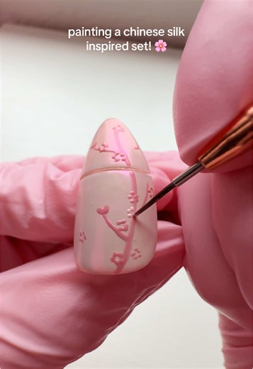 Cherry Blossom Nail Art Tutorial for Summer Styles