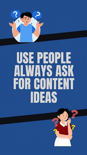 It literally hands you the questions your audience is already...