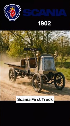 Scania Truck Evolution (1902–2024) 🚛 From First Truck to Modern Beast! #scania #truckevolution