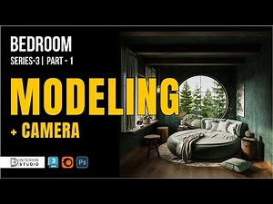Bedroom Modeling + Camera Setup | 3ds Max Beginner to Pro | Part 1 @3dinteriorstudio
