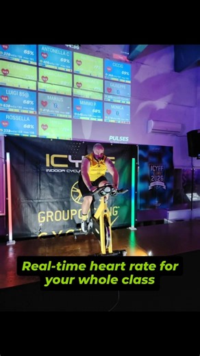 Real-Time Heart Rate Tracking in a Spin Class | Pulses App
