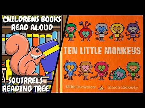 10 Little Monkeys - Childrens rhyming and counting story