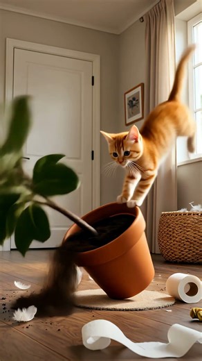 🐶Boom & 🐱Bam. Episode 1: The Ultimate Fluffy Destroyers! 💥#shorts #dog #cat #cute #relax