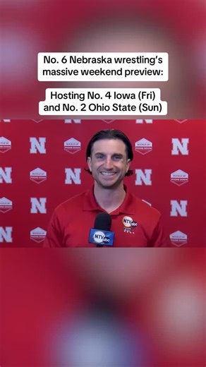 Lincoln will be the epicenter of NCAA Wrestling this weekend as No. 6 Nebraska hosts a pivotal Big Ten double-dual! 1. No. 4 Iowa on Friday (Huskers haven’t beaten Iowa since 2005) 2. No. 2 Ohio State on Sunday @randysilvertv be at the Devaney Center covering it all for @NTVNEWS! #cornhuskers #gobigred #nebraska #nebraskawrestling are #ncaawrestling | NTV News