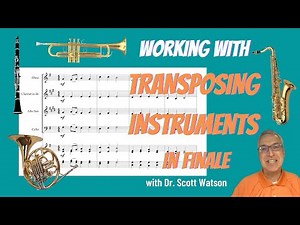 Working with Transposing Instruments in Finale