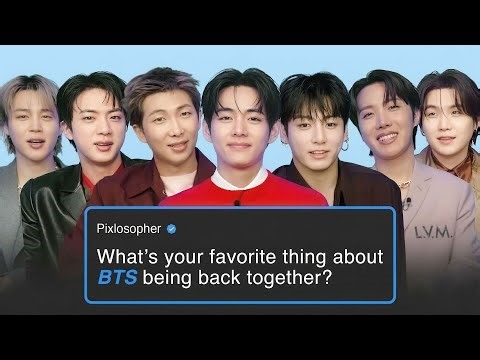 BTS (방탄소년단) Reply To Fans Online | GQ India