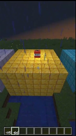 Blocks VS TNT who wins? #minecraft #shortviral