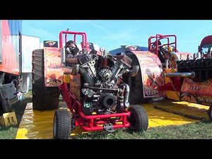 Warming Up Russian T55 Tank Engine used in a Tractor