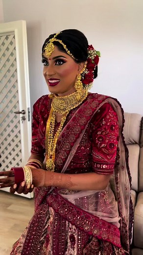 Stunning Tamil Bridal Makeup Transformation