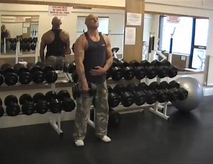 One-Arm Dumbbell Upright Row