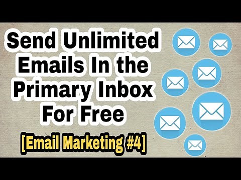 Email Marketing #4 - Send bulk emails for free directly in the inbox - Mass email sender