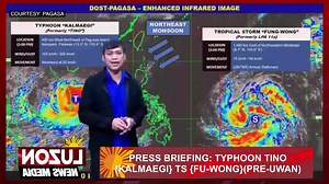 WEATHER UPDATE | Press Briefing: Typhoon TINO {KALMAEGI} TS {FU-WONG}(Pre-UWAN) at 5PM | November 06, 2025 – Thursday | Luzon News Media