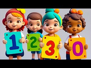1-100 Number Counting & Spelling for Kids | Learning Numbers with Cartoons