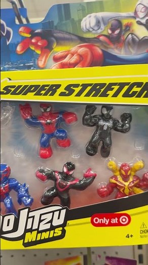 Goo Jit Zu Marvel Spider-Verse Minis Mega 8-Pack Spiderman stretchy squishy toys