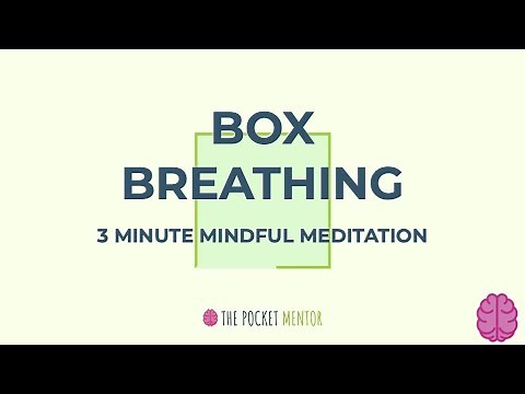 BOX BREATHING Technique | Guided Mindfulness Meditation 3 minutes (2022) Stress and Anxiety Release