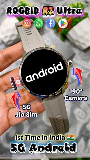 How to Insert SIM Card in 5G ANDROID Smartwatch - Rogbid R2 Ultra #smartwatch #shortsfeed #shorts