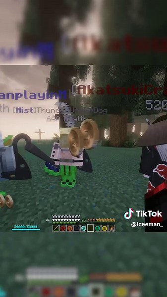 Akatsuki's Tailed Beast Heist in Naruto Minecraft SMP