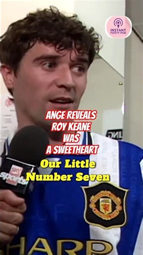 Ange Postecoglou Remembers Roy Keane as a Kind Hearted Young Man. 😊