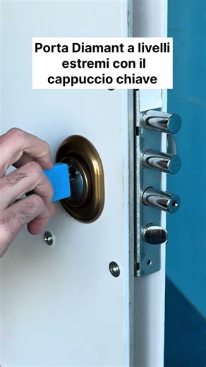 [Cappuccio chiave inglobato Dom Diamant 2.0] Apri la tua porta di casa in comodità! #shorts