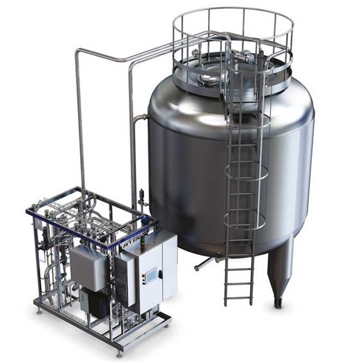 SS304/SS316 Aseptic Tank for Milk Treatment Processing Production