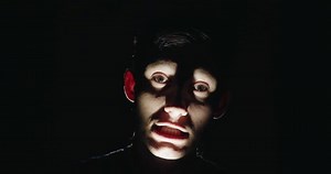 Young Man Contorts His Face Creepy Stock Footage Video (100% Royalty-free) 3698547231 | Shutterstock