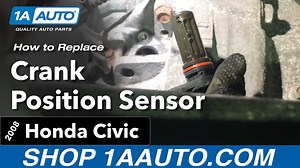How to Replace Crank Position Sensor 2006-11 Honda Civic