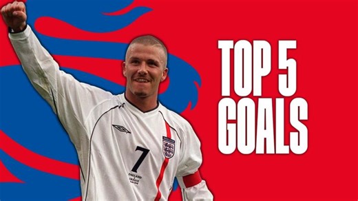 David Beckham's best England goals