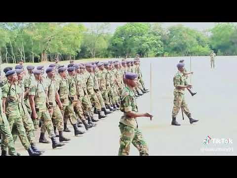 Malawi Defense Force Drill Rehearsal at Kamuzu Barracks