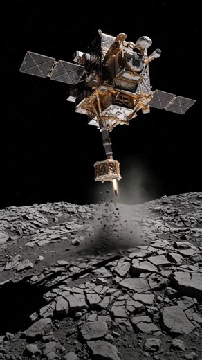 56K views · 1K reactions | Hayabusa2 touchdown firing projectile into asteroid Ryugu, collecting sample in microgravity! #NASA #space #spaceexploration #SpaceTech #innovation #Space #starship #ISS #technology #research #development #SpaceX | Space Xplore | Facebook