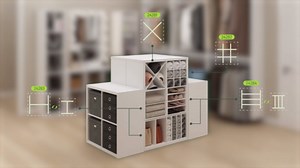 Furinno Cubicle Cube Insert, H-Shelf Cube Organizer, Fits into Furinno Extra Thick Cubes, for Organizers and Storage, White (Does not fit IKEA Kallax Shelving)
