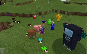 （我的世界）优质Among Us Addon 更多原版生物船员