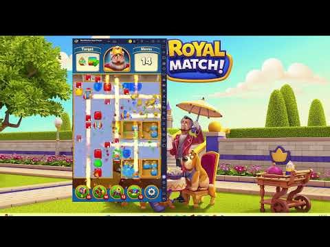 Royal Match Level 128 | Step by Step Walkthrough | F2P Journey