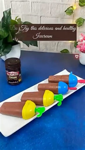 Chocolate Oats Smoothie Ice Cream 🍫 | Healthy & Creamy Dessert using Ajanta Cocoa Powder