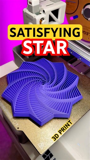 3D Printed Satisfying Expanding Star Fidget