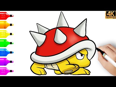 How to draw Super Mario character | Cute drawing of Super Mario | Easy drawings
