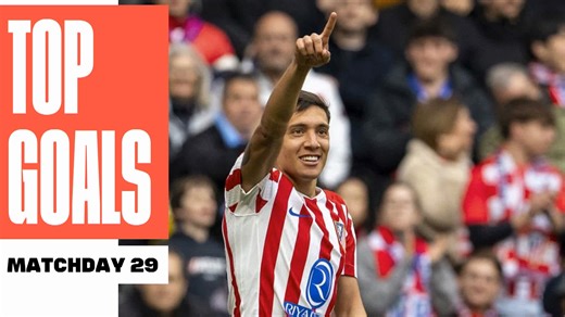 西甲第29轮五佳球——莫利纳世界波