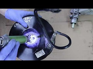 BRAKE SERVO brake pedal hard, FAILURES and OPERATION. Brake booster.