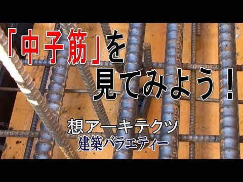 【｢中子筋｣を見てみよう！】建築バラエティー