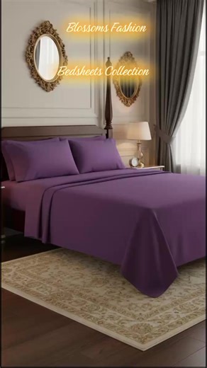 #Bed linen Pure cotton bed sheets with two pillow covers.