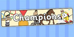 Champions Themed Banner