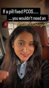 PCOS is not something you fix with a “tablet” or a “drink.” #endocrinologist #pcosawareness