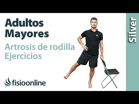 6 EJERCICIOS para adultos mayores con ARTROSIS de RODILLA
