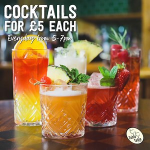 9.2K views | If you need 5 reasons to enjoy our £5 cocktails from 5-7 pm Here they are: 1) They. 2) Are. 3) Only. 4) £5. 5) Each. | Table Table Pub Restaurants | Facebook