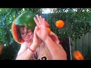 Banana + Sprite Challenge - FRUIT NINJA EDITION - (Feat. HowToBasic) *VOMIT WARNING*