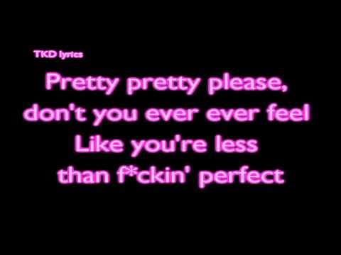 F*cking Perfect - P!nk (Lyrics) [HD]