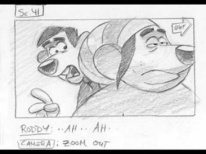 Animation Storyboard Flushed Away by Andreas von Andrian