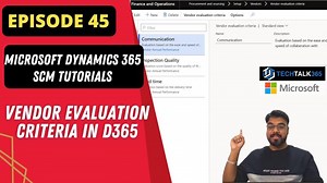 How to set up and use Vendor Evaluation Criteria in D365 | Dynamics365Lab posted on the topic | LinkedIn